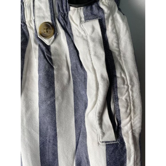 AMERICAN EAGLE Women's Paper bag waist Striped High Waist Shorts, Medium - Picture 5 of 5